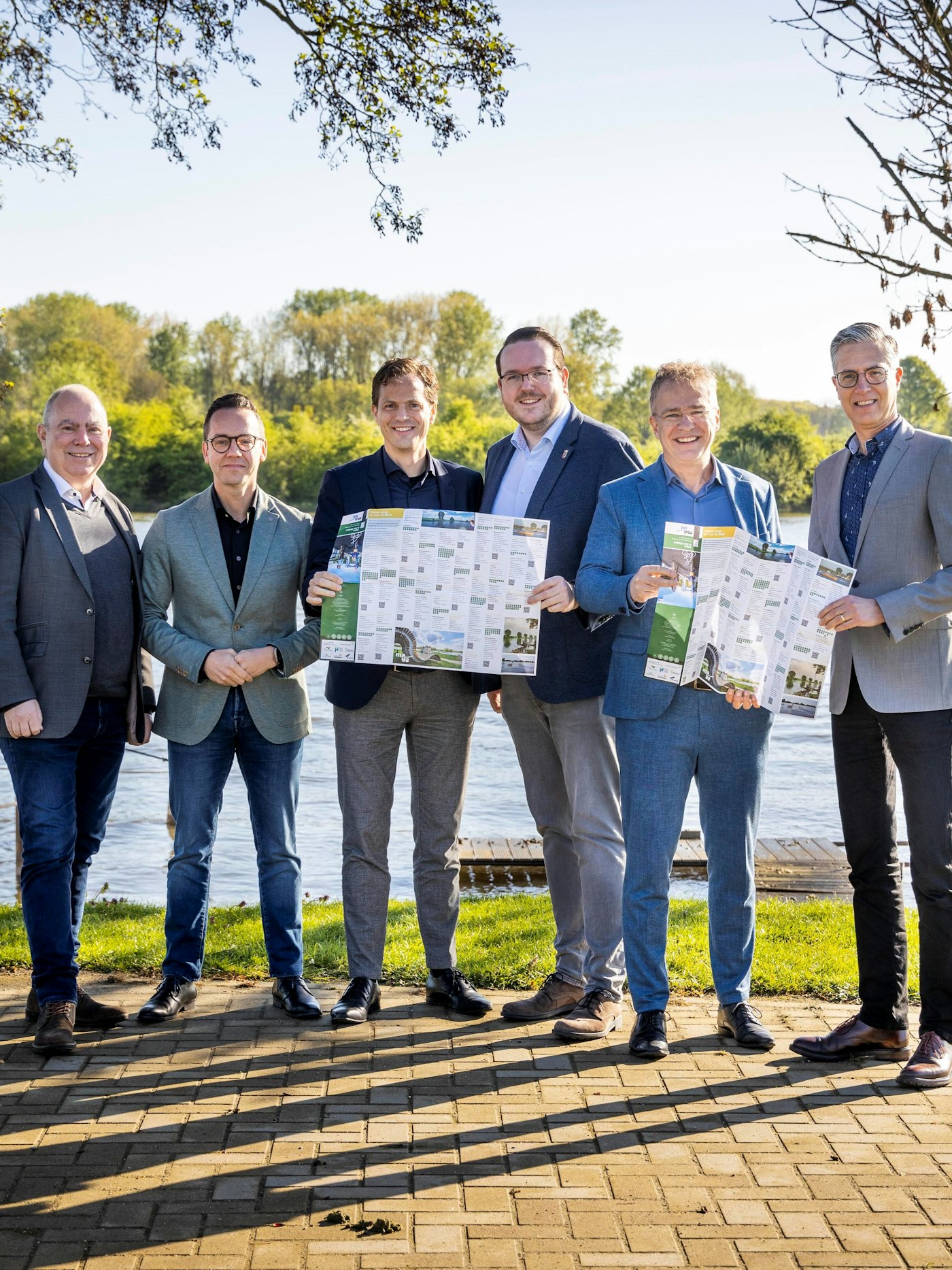 Fietsroutes Maas in het midden