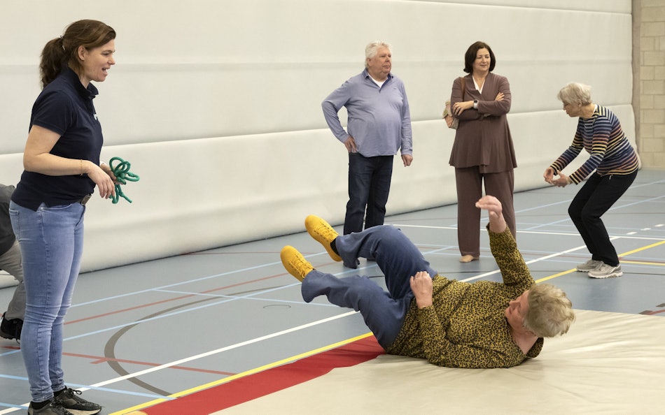 Placeholder for Persfoto minister Helder bezoekt valpreventieprogramma Stevig Staan in Venlo